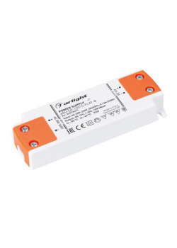 Блок питания ARV-SP-12015-FLAT-B (12В 1.25А 15Вт) IP20 пластик Arlight 029276(1)