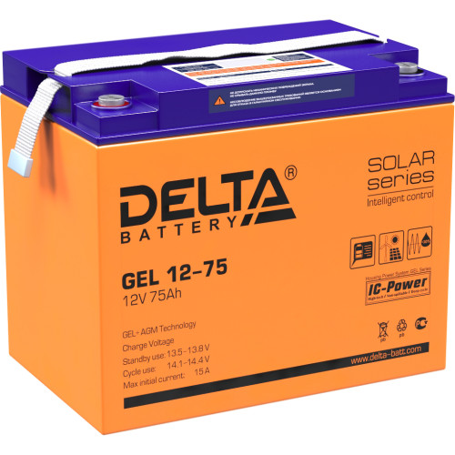 Delta GEL 12-75 (12V / 75Ah)