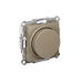 ATLASDESIGN СВЕТОРЕГУЛЯТОР (диммер) поворотно-нажимной, LED, RC, 400Вт, механизм, ШАМПАНЬ