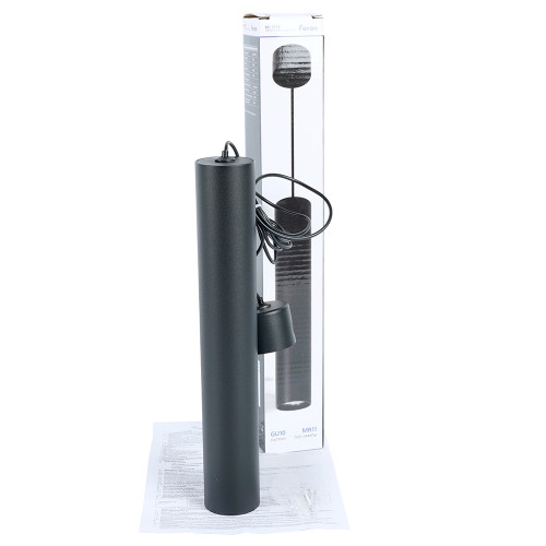 Светильник потолочный Feron ML1038 Barrel levitation на подвесе MR11 35W 230V, черный 40*250 Светильник потолочный Feron ML1038 Barrel levitation на подвесе MR11 35W 230V, черный 40*250