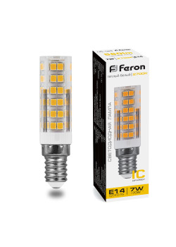 Лампа светодиодная Feron LB-433 E14 7W 175-265V 2700K