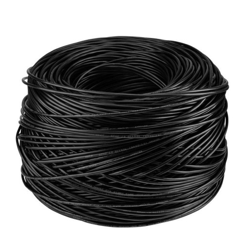 Кабель витая пара U/UTP кат.5E 4х2х24AWG solid CU PE Outdoor черн. (м) Rexant 01-0045 Кабель витая пара U/UTP кат.5E 4х2х24AWG solid CU PE Outdoor черн. (м) Rexant 01-0045