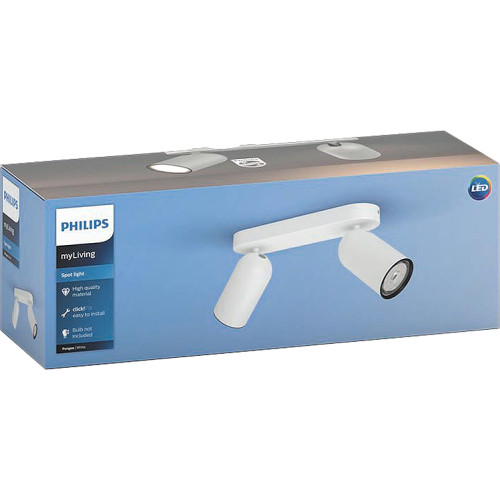 Philips PONGEE bar/tube white 2xNW 230V