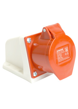 Розетка стационарная ST-115 16А 380В 3P+PE+N IP44, RST16-115-44, Stekker
