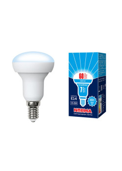 Лампа светодиодная LED-R50-7W/NW/E14/FR/NR Norma 7Вт матовая E14 (упак. картон) Volpe UL-00003844