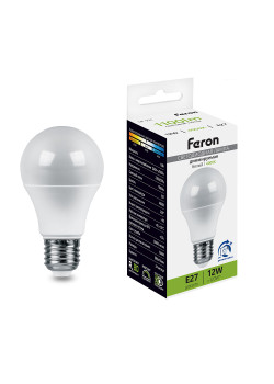 Лампа светодиодная диммируемая Feron LB-931 Шар E27 12W 230V 4000K