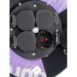 Сетевой удлинитель Buro BU-PSR4.40/G-16 40м (4 розетки) оранжевый (коробка)