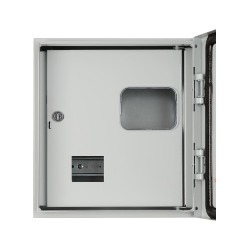 Корпус металлический ЩУ-1ф/1-1 (2 двери), 310х300х150 мм, IP54, RAL7035 светло-серый LITE Корпус металлический ЩУ-1ф/1-1 (2 двери), 310х300х150 мм, IP54, RAL7035 светло-серый LITE