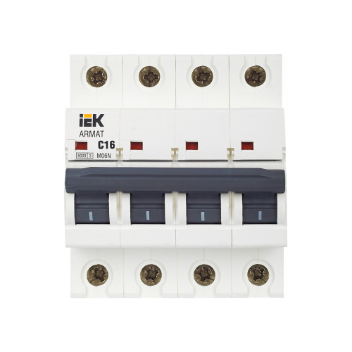 ARMAT Автоматический выключатель M06N 4P C 16А IEK