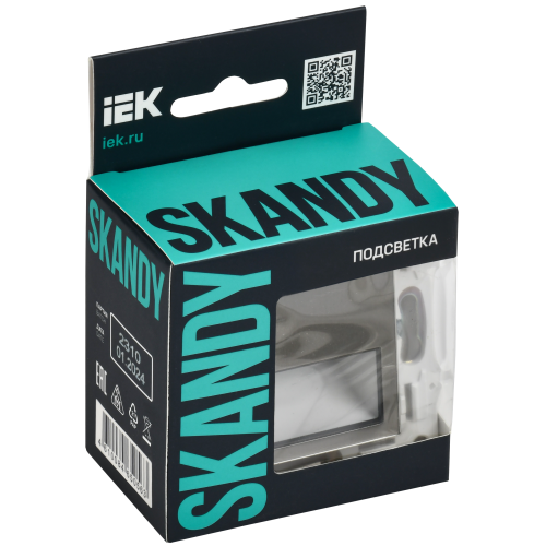 SKANDY Подсветка LED встраиваемая SK-L01N металл никель IEK SKANDY Подсветка LED встраиваемая SK-L01N металл никель IEK