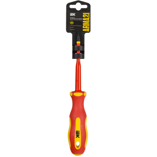 ARMA2L 5 Отвертка диэлектрическая SLIM PH2х100 Т2 IEK