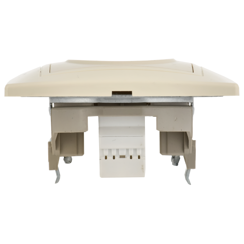 KVARTA Розетка 2-местная компьютерная RJ45 кат.5е РК12-ККм кремовый GENERICA KVARTA Розетка 2-местная компьютерная RJ45 кат.5е РК12-ККм кремовый GENERICA