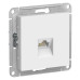 ATLASDESIGN РОЗЕТКА компьютерная RJ45 кат. 6A, механизм, ЛОТОС