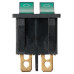 Выключатель двухклавишный KCD3-221N 250В AC/DC 1P 15А (6с) ON-OFF черный корпус, две зеленые клавиши с LED подсветкой TDM Выключатель двухклавишный KCD3-221N 250В AC/DC 1P 15А (6с) ON-OFF черный корпус, две зеленые клавиши с LED подсветкой TDM