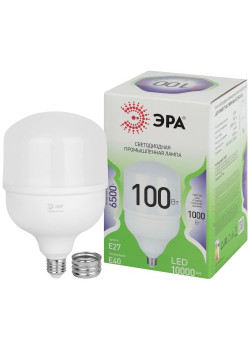 Лампа светодиодная GREEN LINE POWER T140-100W-865-E27/E40 GL 100Вт колокол 6500К свет холод. E27/E40 Эра Б0067055