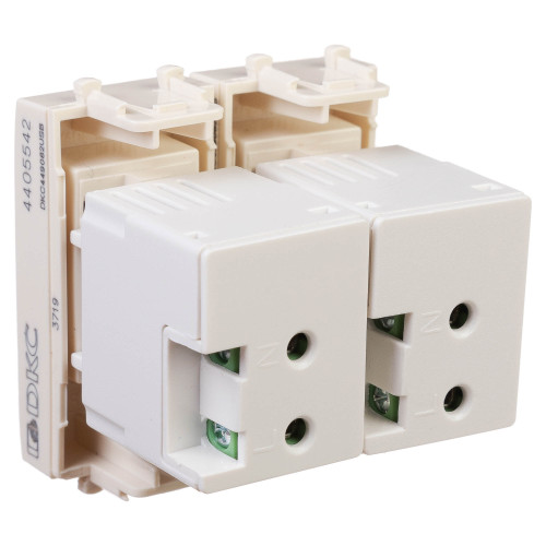 USB зарядное устройство модульное 2.1 А, Avanti, ванильная дымка, 2 модуля USB зарядное устройство модульное 2.1 А, Avanti, ванильная дымка, 2 модуля