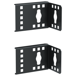 ITK LINEA S Кронштейн для крепления вертикальных PDU в зоне Zero-U черный (2шт/компл)