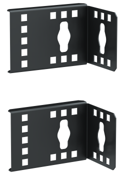 ITK LINEA S Кронштейн для крепления вертикальных PDU в зоне Zero-U черный (2шт/компл)