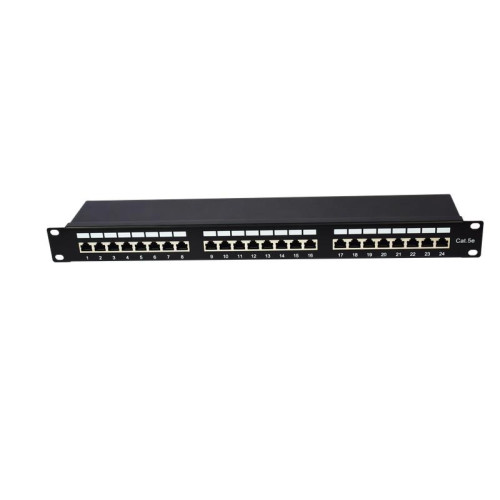 Патч-панель 19 1U экранированная кат.5e 24 порта RJ-45 Dual IDC TOKOV Eletrcic TKE-PP-5E-1U-24P-STP Патч-панель 19 1U экранированная кат.5e 24 порта RJ-45 Dual IDC TOKOV Eletrcic TKE-PP-5E-1U-24P-STP
