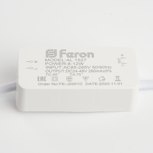 Светодиодный светильник Feron AL1527 встраиваемый 12W 4500K белый Светодиодный светильник Feron AL1527 встраиваемый 12W 4500K белый