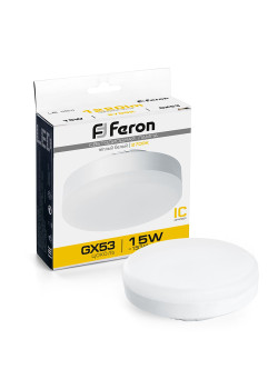 Лампа светодиодная Feron LB-454 GX53 15W 175-265V 2700K