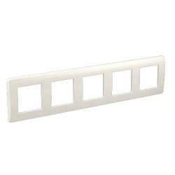 Рамка на 2+2+2+2+2 модуля (пятиместная), белая, RAL9010