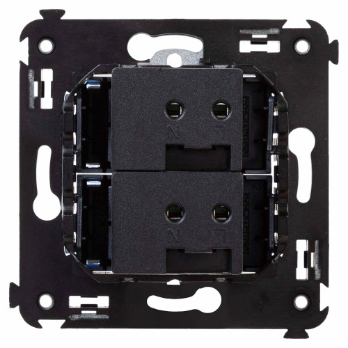 USB зарядное устройство в стену 2.1 А, Avanti, закаленная сталь