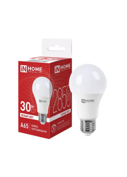 Лампа светодиодная LED-A65-VC 30Вт грушевидная 4000К E27 2850лм 230В IN HOME 4690612066240