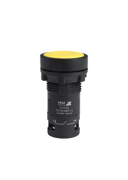 Кнопка OptiSignal Compact D22 C7-P-511 желтая 1НО+1НЗ XB7NA55