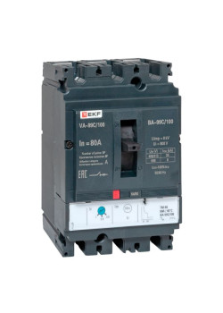 ВА-99C 100/80А 3P 35кА с термомагнитным расцепителем EKF