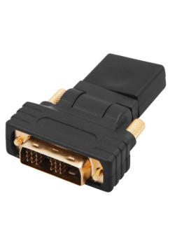 Переходник штекер DVI-D - гнездо HDMI поворотный Rexant 17-6812