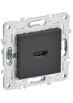 SKANDY Розетка HDMI SK-H01G графит IEK