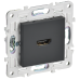 SKANDY Розетка HDMI SK-H01G графит IEK SKANDY Розетка HDMI SK-H01G графит IEK