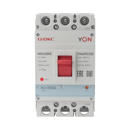 Авт. выкл. YON MGS400 3P 280-350A 60kA Авт. выкл. YON MGS400 3P 280-350A 60kA