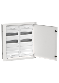 TITAN 5 Корпус металлический ЩРв-72 (2х36) 630х625х130мм IP31 белый (одна дверь) IEK