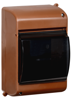 KREPTA 3 Корпус пластиковый КМПн 2/4 IP30 дуб IEK