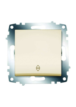 Переключатель 1-кл. 1мод. СП Cosmo 10А IP20 (сх. 6) механизм крем. ABB 619-010300-209