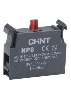 Блок контактный 1НЗ для NP8 (R) CHINT 669999