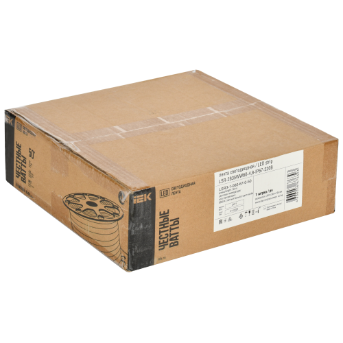 Лента светодиодная 50м LSR-2835WW60-4,8-IP67-220В IEK Лента светодиодная 50м LSR-2835WW60-4,8-IP67-220В IEK