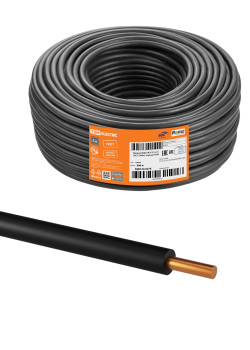 Провод ПуВнг(А)-LS 1х1,5 ГОСТ (500м), черный TDM