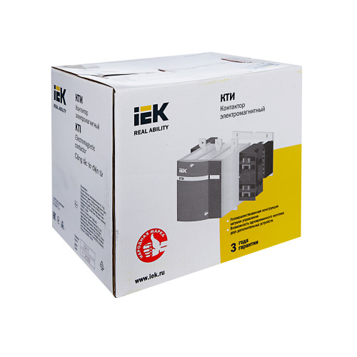 Контактор КТИ-5115 115А 400В/АС3 IEK Контактор КТИ-5115 115А 400В/АС3 IEK