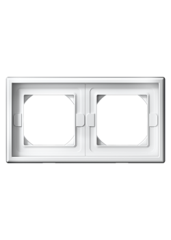 ARTGALLERY 2-постовая РАМКА IP44, БЕЛЫЙ
