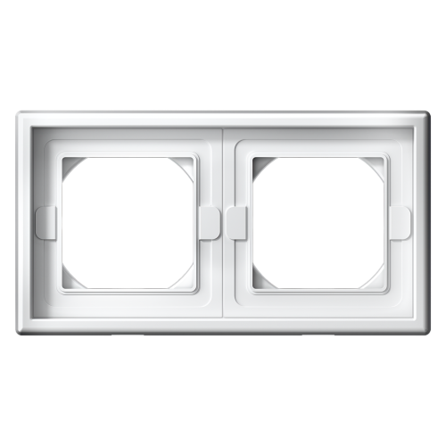 ARTGALLERY 2-постовая РАМКА IP44, БЕЛЫЙ