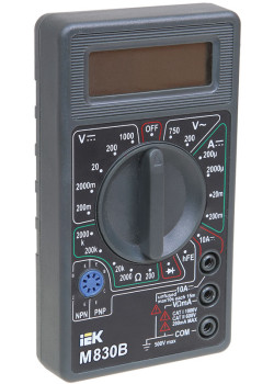Мультиметр цифровой UNIVERSAL M830B IEK