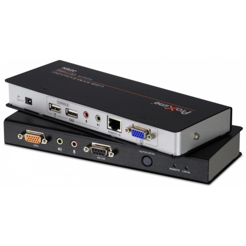 Удлинитель консоли (клав./мышь USB+мон.+аудио+RS232) на 200м/ USB KVM EXTENDER W/1.8M W/230V ADP Удлинитель консоли (клав./мышь USB+мон.+аудио+RS232) на 200м/ USB KVM EXTENDER W/1.8M W/230V ADP