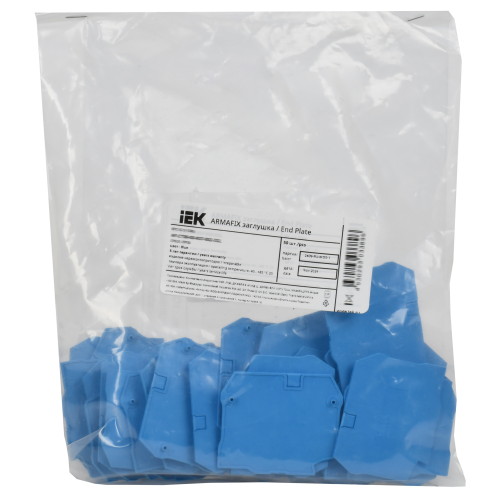 ARMAFIX Заглушка EPCY2.5/10BU для колодок клеммных CY2.5-CY10 синяя IEK ARMAFIX Заглушка EPCY2.5/10BU для колодок клеммных CY2.5-CY10 синяя IEK