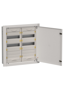 TITAN 5 Корпус металлический ЩРв-72 (2х36) 630х625х130мм IP31 серый (одна дверь) IEK