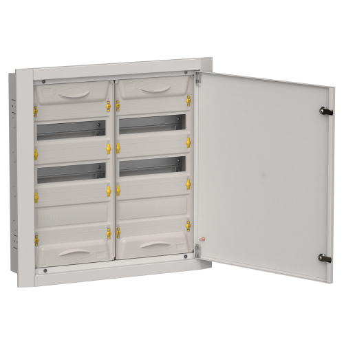 TITAN 5 Корпус металлический ЩРв-72 (2х36) 630х625х130мм IP31 серый (одна дверь) IEK