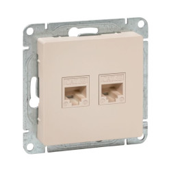 Механизм роз., RJ45 (cat5), крем., Эпика EKF