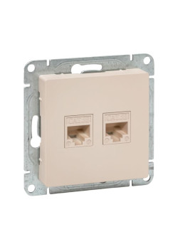 Механизм роз., RJ45 (cat5), крем., Эпика EKF
